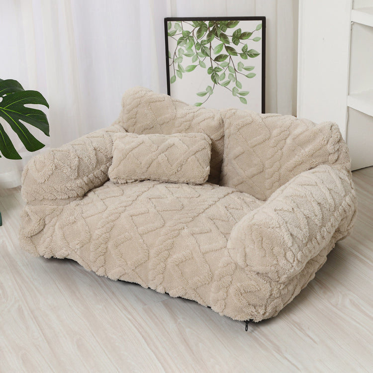 LUXENEST HOME Warming Pet Sofa Bed Washable
