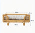LUXENEST HOME Natural Rattan Square Pet Bed