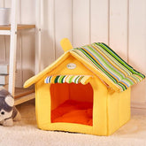 LUXENEST HOME Striped Pet House & Dog Bed