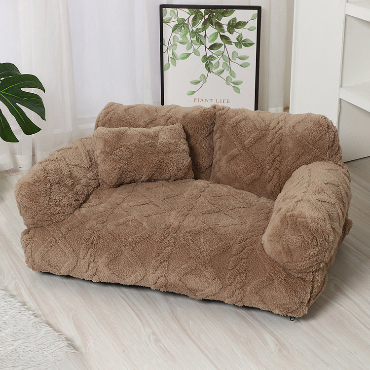 LUXENEST HOME Warming Pet Sofa Bed Washable