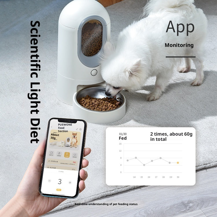 LUXENEST HOME Intelligent Timed Pet Feeder Machine with portion control for cats and dogs.