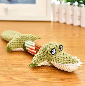 LUXENEST HOME Plush Squeaky Chew Dog Toy