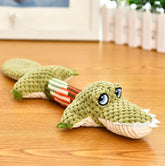 LUXENEST HOME Plush Squeaky Chew Dog Toy