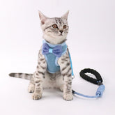 LUXENEST HOME Adjustable Pet Chest and Back Harness with Leash