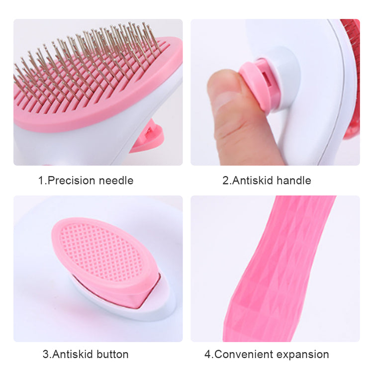 LUXENEST HOME Self-Cleaning Pet Grooming Comb