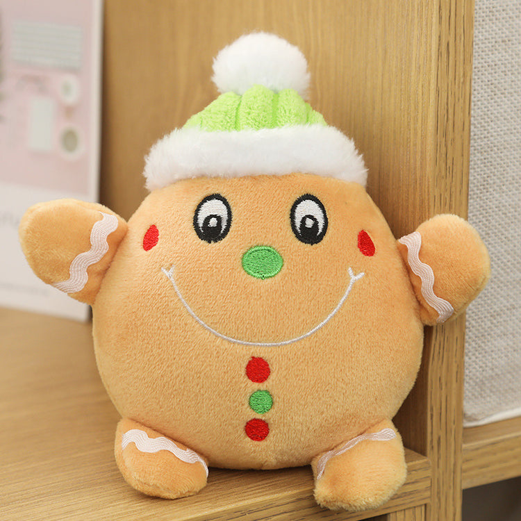 LUXENEST HOME Christmas Plush Dog Toy with BB