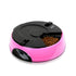 LUXENEST HOME Automatic Pet Feeding Machine in yellow with dry food compartment.