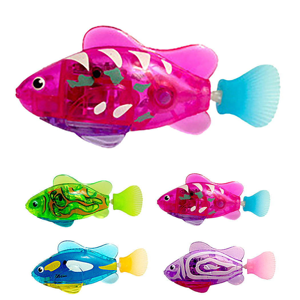 LUXENEST HOME Electronic Fish Cat Toy with LED
