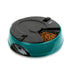 LUXENEST HOME Automatic Pet Feeding Machine in yellow with dry food compartment.