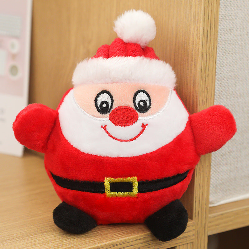 LUXENEST HOME Christmas Plush Dog Toy with BB