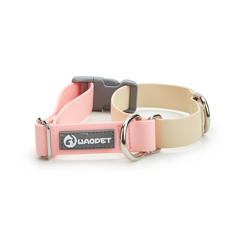 LUXENEST HOME Waterproof Plastic Dog Collar and Traction Leash Set