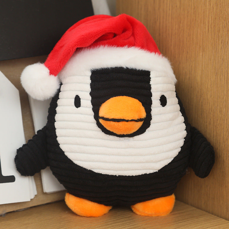 LUXENEST HOME Christmas Plush Dog Toy with BB