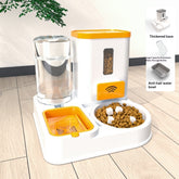 LUXENEST HOME Pet Feeding & Drinking Station Bowl with food and water for cats and dogs