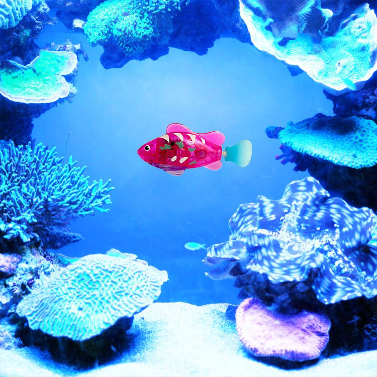LUXENEST HOME Electronic Fish Cat Toy with LED