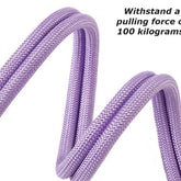 LUXENEST HOME Foam Handle Pet Traction Leash in use with a woman and her dog, showcasing colorful handle and leash design.