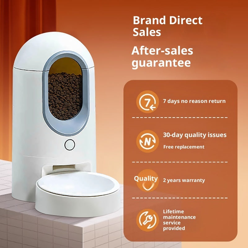 LUXENEST HOME Intelligent Timed Pet Feeder Machine with portion control for cats and dogs.