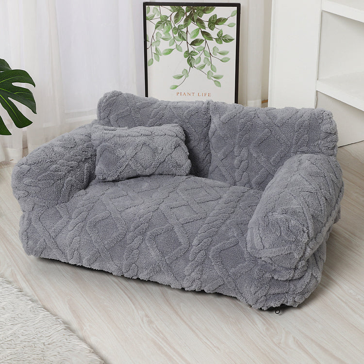 LUXENEST HOME Warming Pet Sofa Bed Washable
