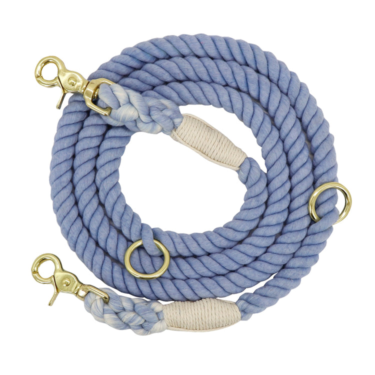 LUXENEST HOME Gradient Color Dog Collar & Leash set featuring vibrant colors and durable design for all dog sizes.