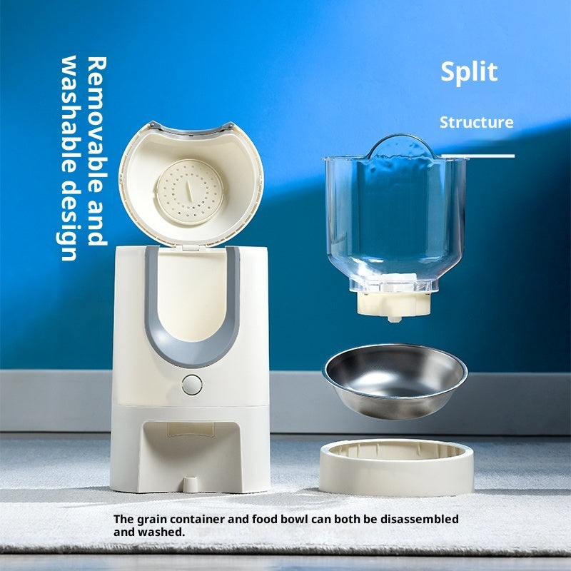 LUXENEST HOME Intelligent Timed Pet Feeder Machine with portion control for cats and dogs.