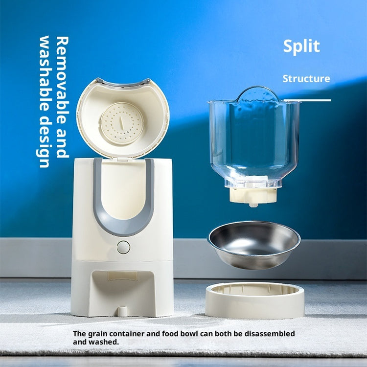 LUXENEST HOME Intelligent Timed Pet Feeder Machine with portion control for cats and dogs.