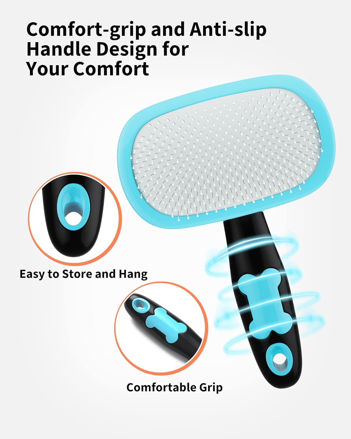 LUXENEST HOME Dog & Cat Shedding Grooming Brush