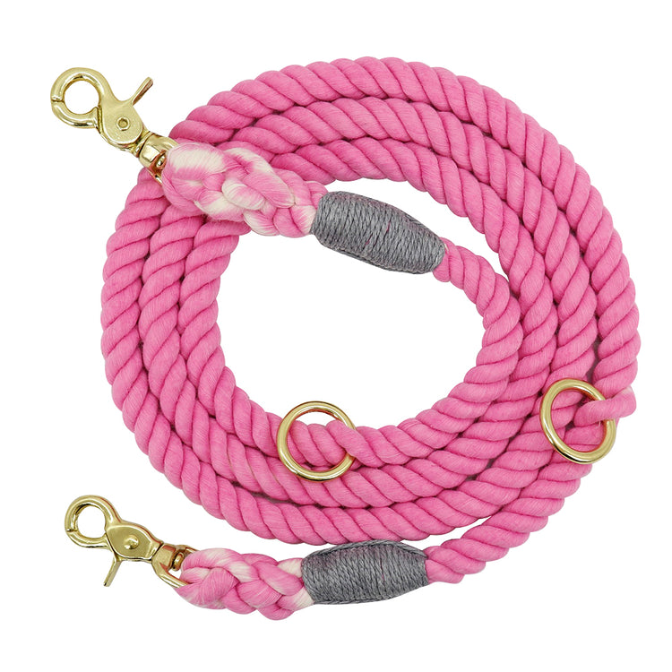 LUXENEST HOME Gradient Color Dog Collar & Leash set featuring vibrant colors and durable design for all dog sizes.