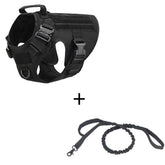 LUXENEST HOME Outdoor Tactical Dog Vest with Heavy-Duty Leash