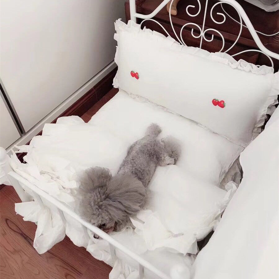 LUXENEST HOME Hanging Swing Pet Cradle Bed for Cats and Dogs