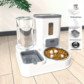 LUXENEST HOME Pet Feeding & Drinking Station Bowl with food and water for cats and dogs